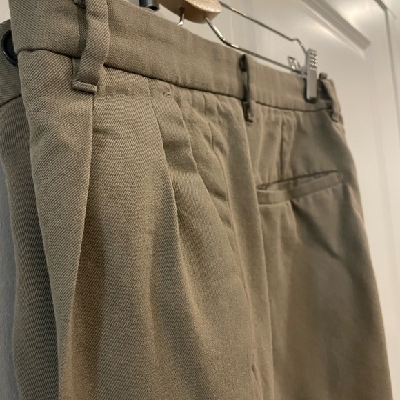 AllSaints Tallis Khaki Tapered Trousers - Picture 3 of 6